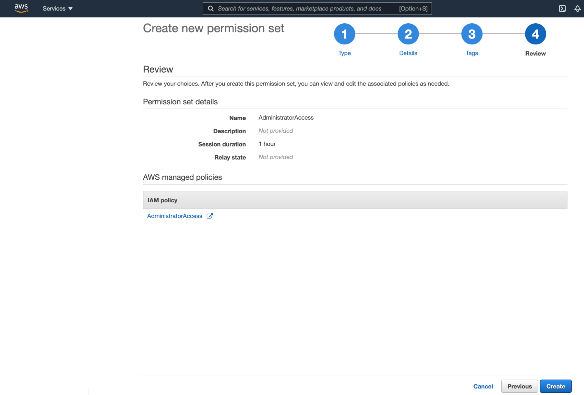 Complete new permissions set